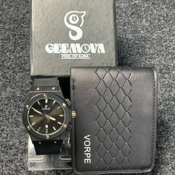 Hublo Matte Black Get Wallet Free